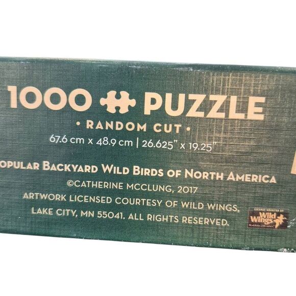 Cobble Hill Popular Wild Birds of North America 1000 pc Jigsaw Puzzle Box Damage - Picture 8 of 10